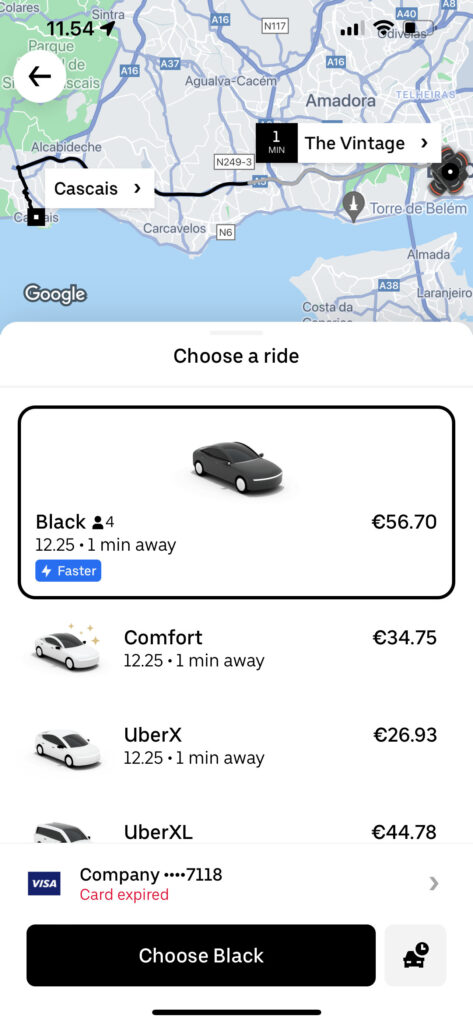 The Easiest Way to Get from Lisbon to Cascais 4 Uber Fees Traveling to Cascais from Lisbon