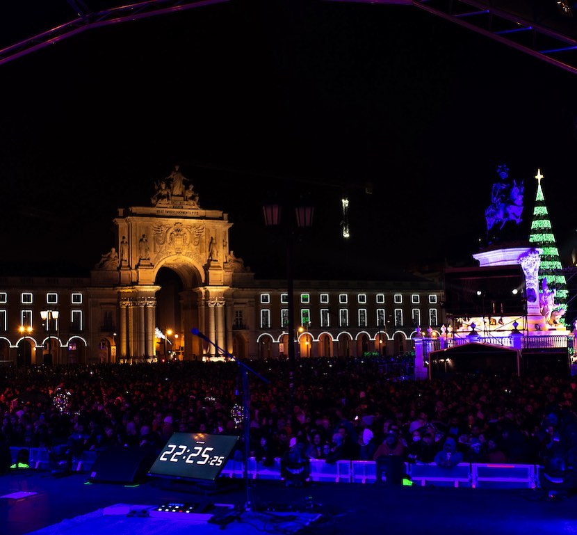 Praça do Comércio lisbon new year