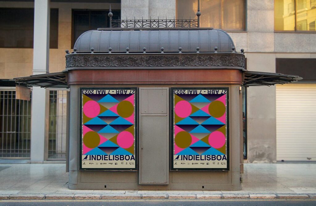 Lisbon in May - Less Crowded? (Perfect Time To Visit) 3 Vibrant Lisbon street posters in May, featuring bold geometric designs and lively colors, perfect for capturing the city's artistic vibe during the less crowded spring season.
