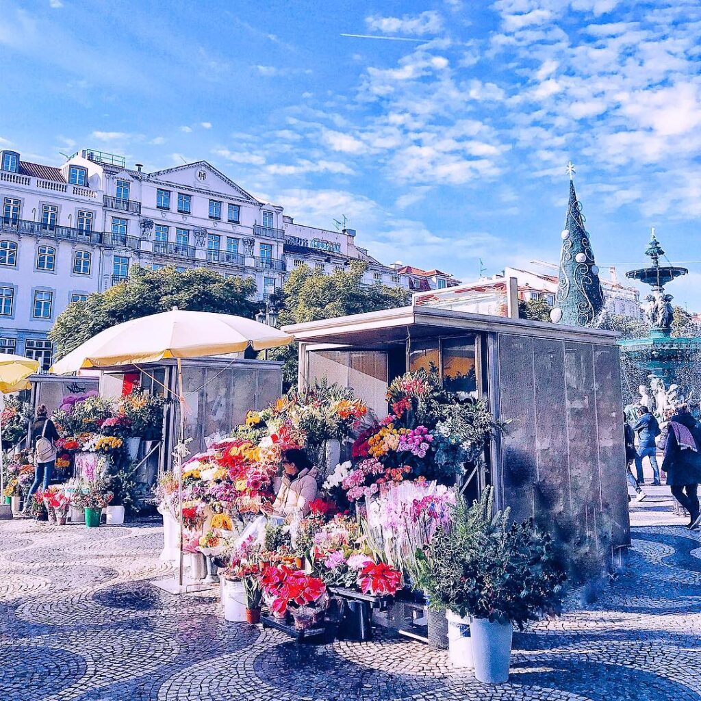 Lisbon in December: 10 Things To Do In This Magical Time 2 lisbon christmas market flowers