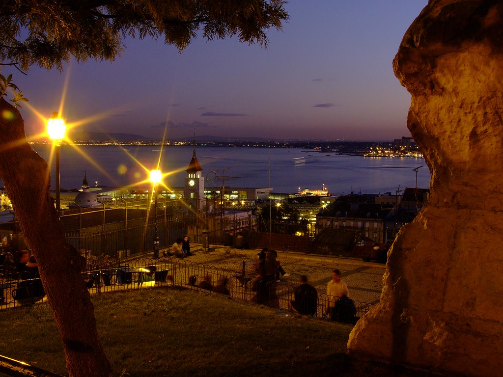 14 Best Spots to Watch The Sunset in Lisbon 6 Santa-Catarina-Viewpoint