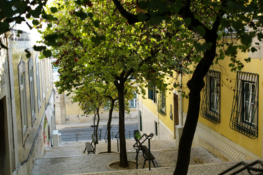 Estrela Lisbon: A Quiet Neighborhood (Travel Guide) 5 Lapa Street Stairs