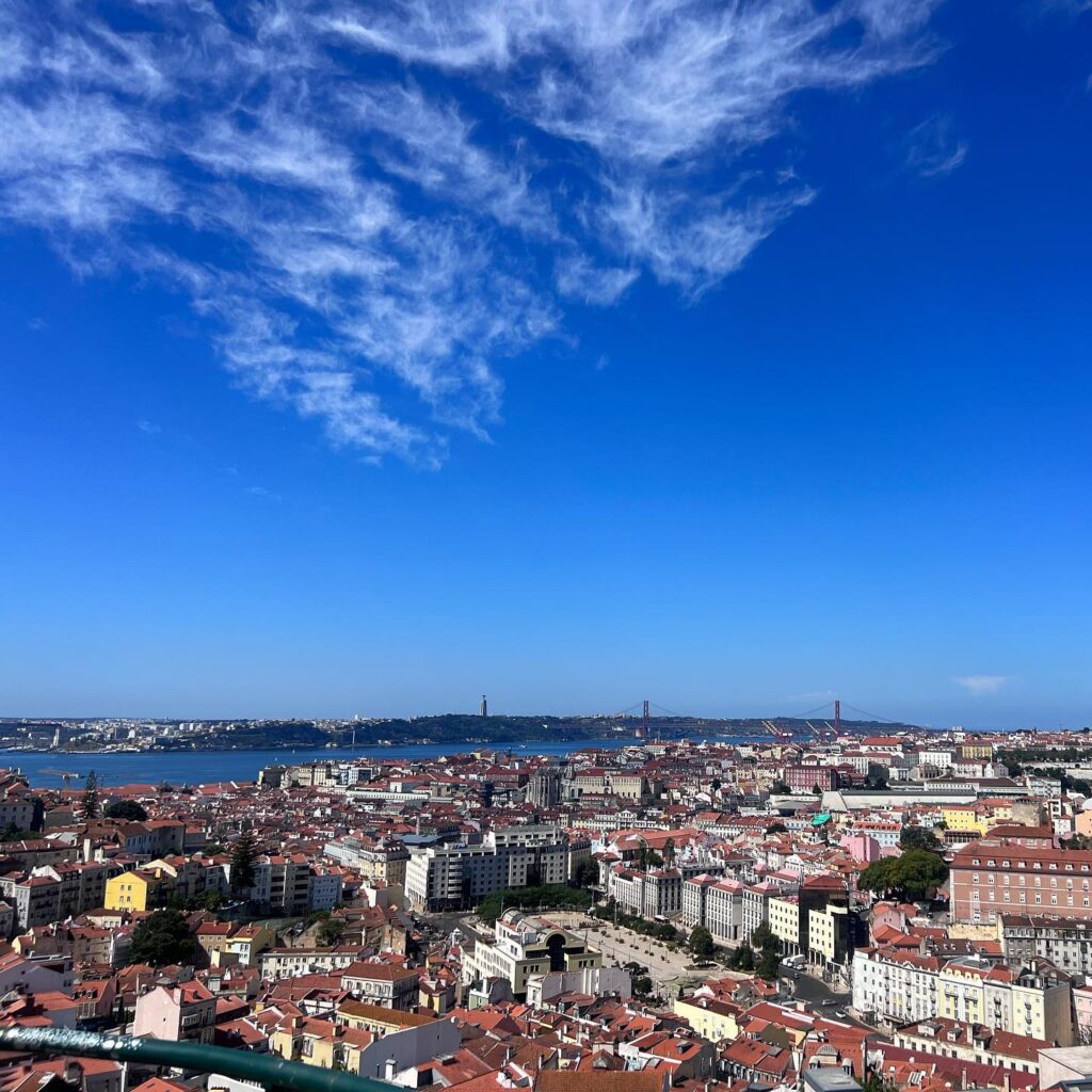 Miradouro da Senhora do Monte blue sky