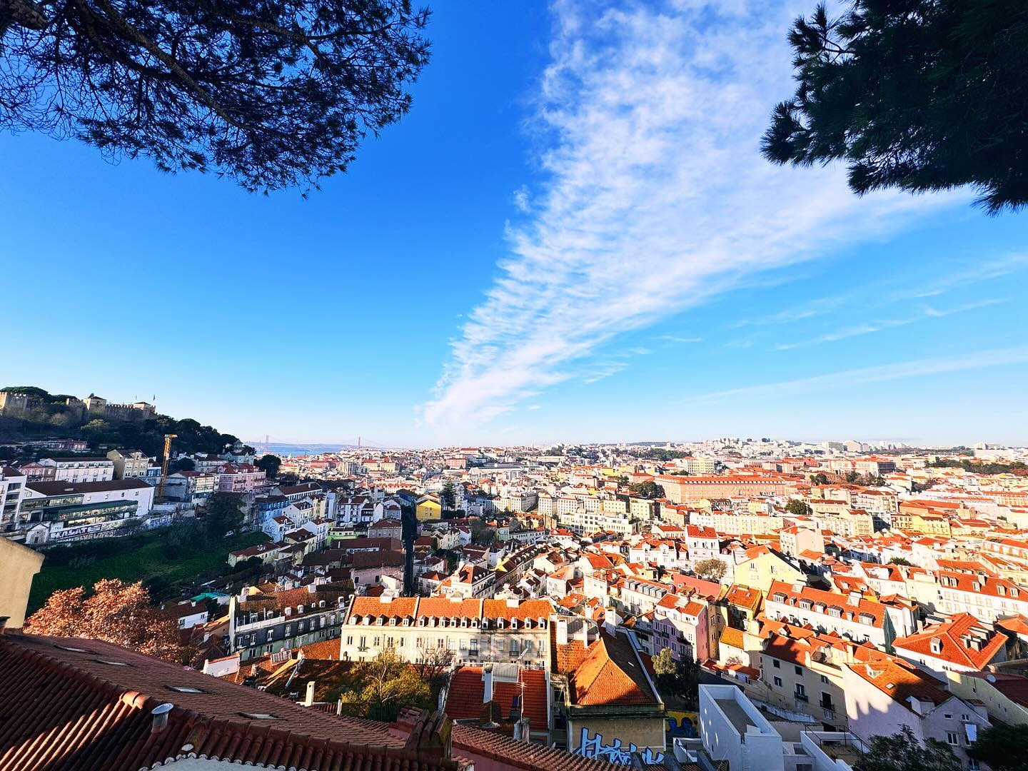 Miradouro da Graça Blue Sky
